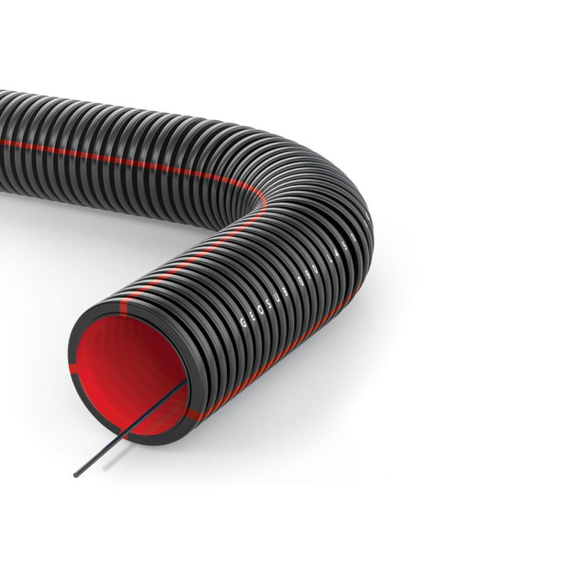 GEOSUB double structured wall pliable conduit