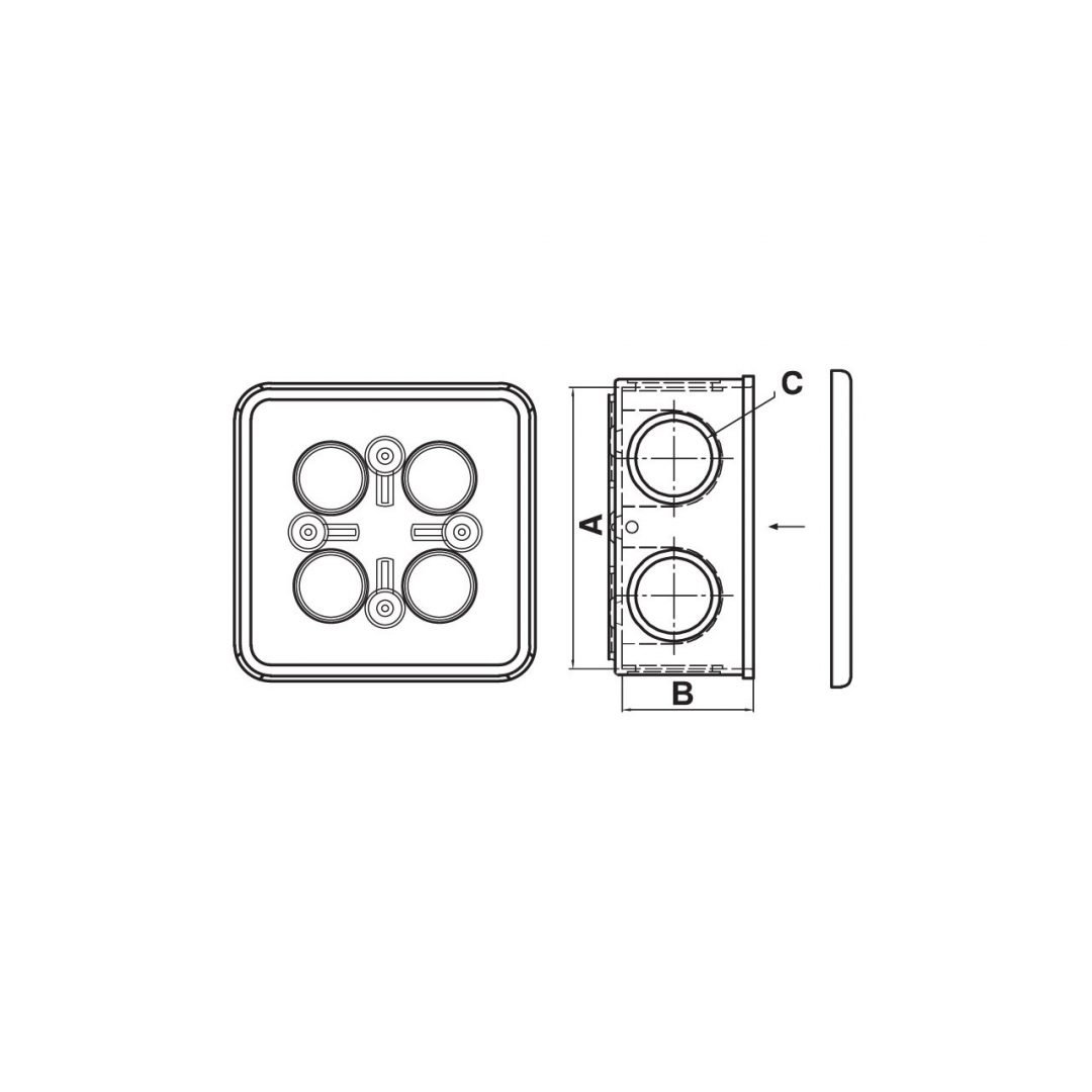CONDUR junction box with seals